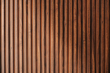 Straight stripes wooden wall panel texture. Suitable for background.