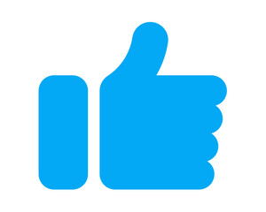 like icon vector. like button. give a thumbs up - obrazy, fototapety, plakaty