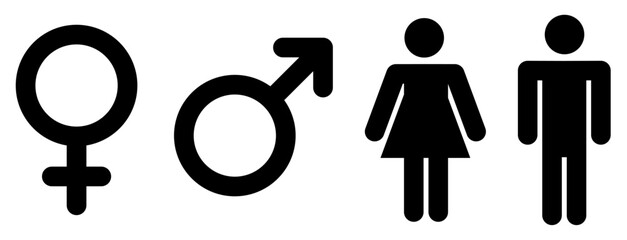 gender icon vector. gender symbol.