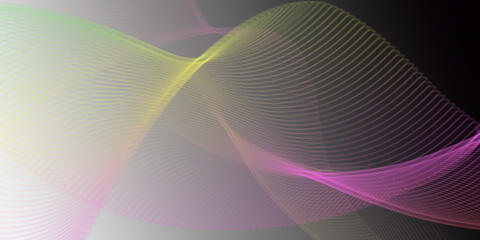 abstract colorful background with waves