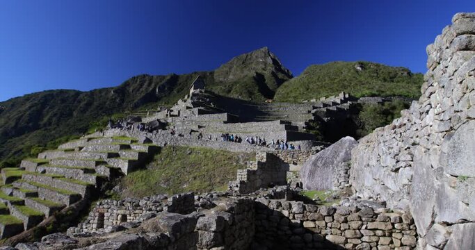 Epic Ruins Of Machu Pichu - Steady Cam, Pan Shot
