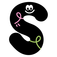 Cute A to Z alphabet designs with doodles for brand logo, logo design, cartoon character, emotion icons, font, typography, ad, fabric print, fashion, accessory, education book, stickers, initials