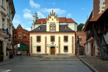 Fototapeta na wymiar Street view in Krakow.