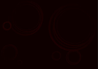 Dark Red Multiple Circle Geometric Background with Copy Space Area, suitable for wallpaper, presentation slides, home page, banners, websites, and book covers.
