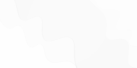 Abstract wavy background and geometric design with white and gray paper cut curve overlap design modern futuristic background Geometric layered curve line white background,modern white wavy background