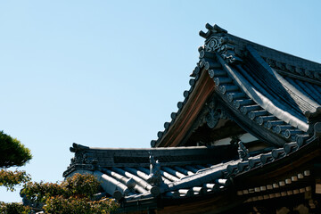 Fototapeta na wymiar Detail of a Temple in Nagoya, Japan