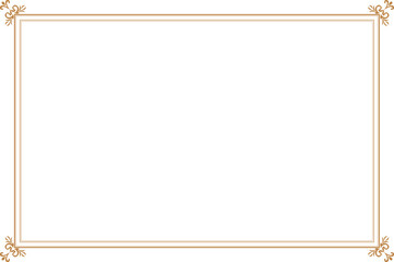 Elements of ornate vintage frames. Gold on white classic calligraphy swirls, floral motifs. Design print for greeting cards, wedding invitations, restaurant menu, royal certificates. Set 19