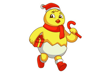 Cute Chick Cartoon Character Design