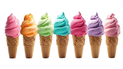 Ice Creams Isolated