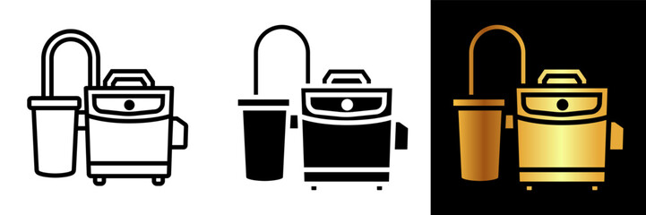 The Suction Device icon represents advanced medical technology used in healthcare settings to remove fluids, secretions, or foreign materials from a patient's airway or body cavity.