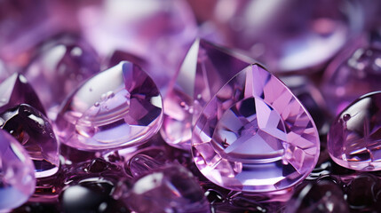 Seamless Background Of Ametrine  Decorated With Shiny, Background Image, Hd