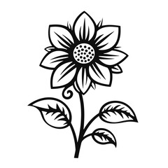 Flower silhouette, flower svg, flower png, floral svg, flower bouquet, flower png, flower illustration, flower, vector, floral, nature, leaf, illustration, design, pattern, flowers, plant, decoration