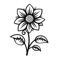 Flower silhouette, flower svg, flower png, floral svg, flower bouquet, flower png, flower illustration, flower, vector, floral, nature, leaf, illustration, design, pattern, flowers, plant, decoration