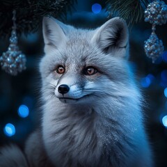 Arctic fox  made with ai