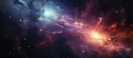 AI provided the elements for this image which showcases the presence of nebulas and galaxies in the vastness of space