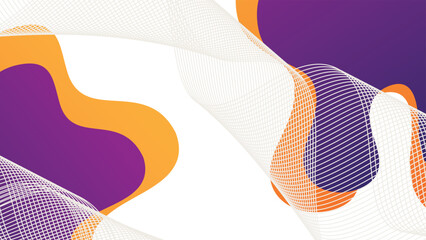 Abstract colorful geometric background. Liquid color background design