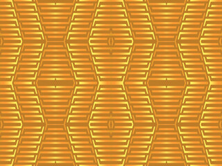 Gold background with abstract ornament.