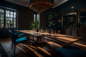 Fototapeta premium interior of a restaurant