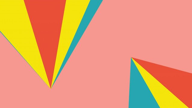 Simple colored shape background.