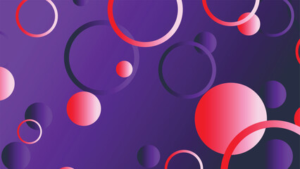 Abstract minimal gradient geometric circle background