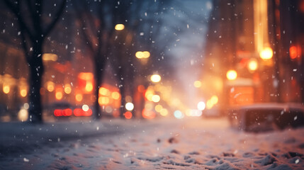 Winter Street - Holyday Atmosphere