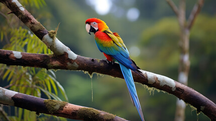Obraz premium The Exotic Birds, Background Image, Hd