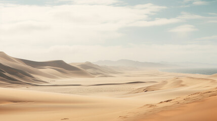 Fototapeta na wymiar The Surreal Landscape Of Desert, Background Image, Hd
