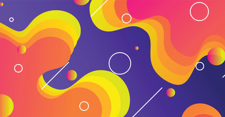 Abstract liquid wave background with colorful background