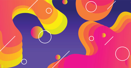 Abstract liquid wave background with colorful background