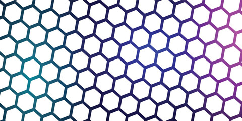 modern hexagon Abstract. Embossed hexagons, honeycomb white background, light and shadow, vector