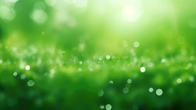  Abstract green bokeh abstract background