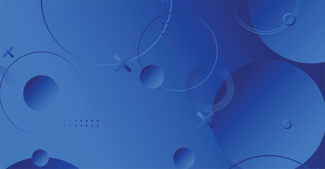 Abstract colorful geometric background. Blue elements with gradient.