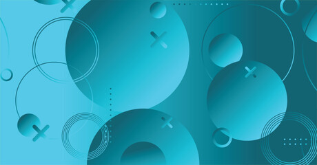 Abstract colorful geometric background. Blue elements with gradient.