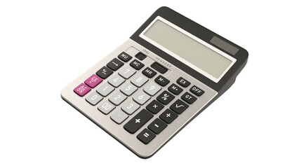 calculator on white
