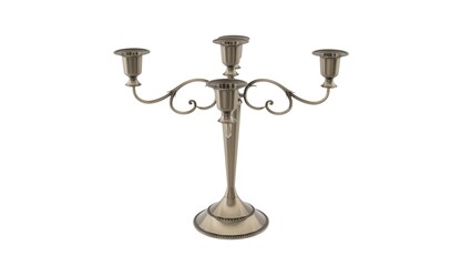 candlestick on a white background