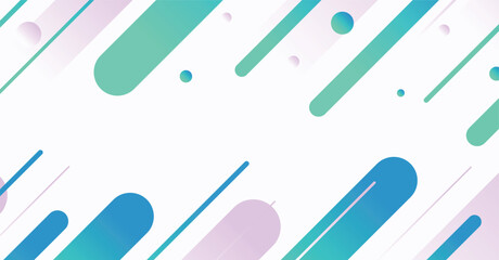 Abstract minimal geometric shape background with gradient