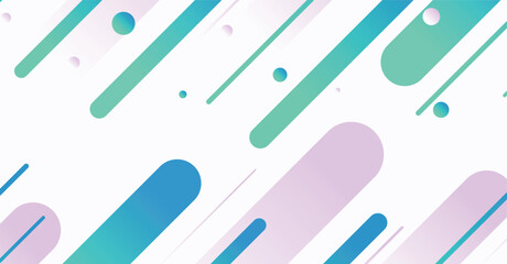 Abstract minimal geometric shape background with gradient
