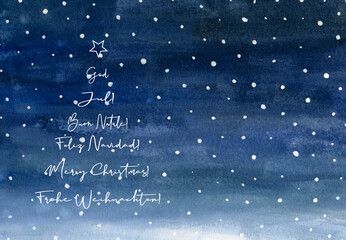 Frohe Weihnachten international