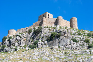 Fototapeta na wymiar El castillo de belmez Andalucía España