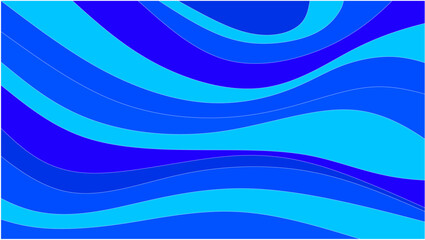 abstract blue wave