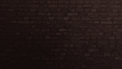brick pattern dark brown for wallpaper background or cover page