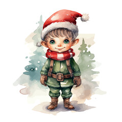 vector christmas elf 2024