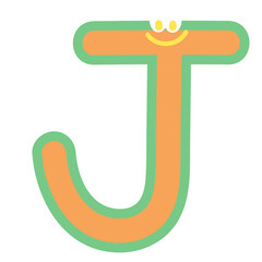 Cute A to Z alphabet design with happy face for brand logo, logo design, cartoon character, emotion icons, font, typography, ad, fabric print, fashion, accessory, education book, stickers, initials