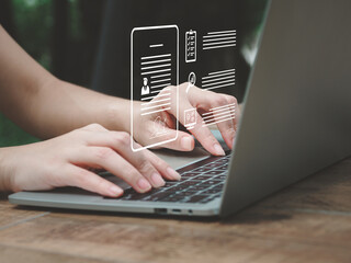 HR that checks the introduction documents when recruiting or applying for a job Verifying the qualifications of job applicants Work history business ability