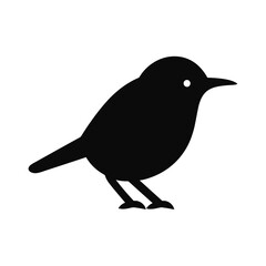 Simple Bird Icon Vector Illustration
