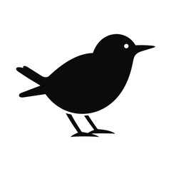 Simple Bird Icon Vector Illustration