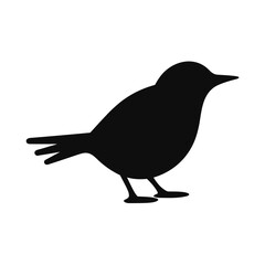 Simple Bird Icon Vector Illustration