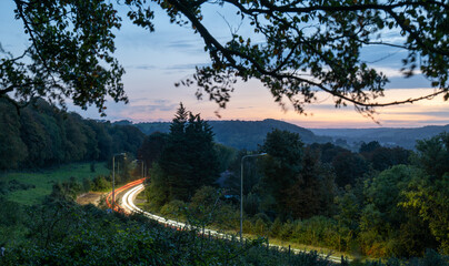 zachód nad drogą  © Mariusz