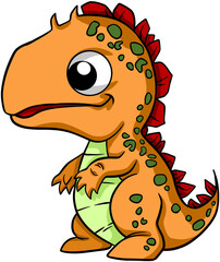 cartoon dinosaur illustration clip art