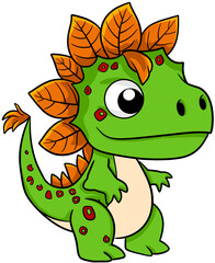 Fototapeta premium cartoon dinosaur illustration clip art